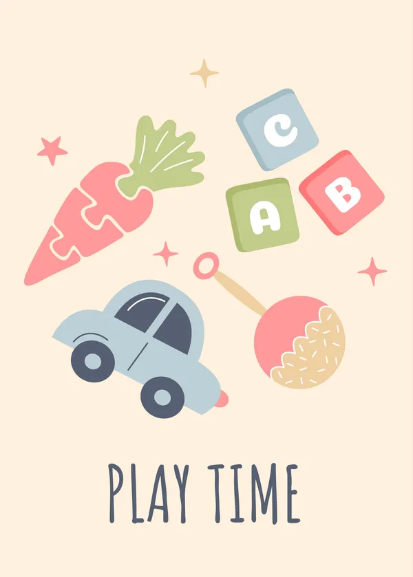 Kids_Playtime_Illustrated_Wall_Art_Poster_Set