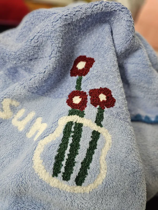 Blue_Terry_Cactus_Embroidered_Hand_Towels