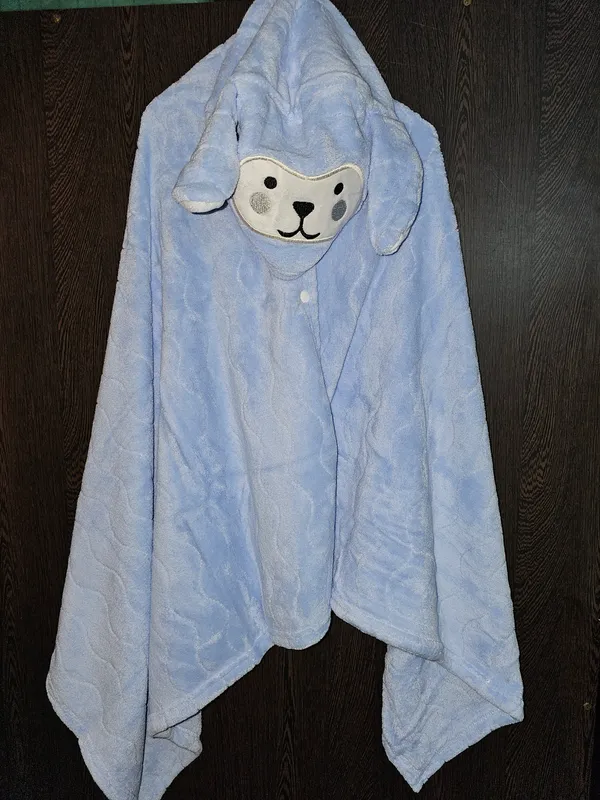 Blue_Plush_Hooded_Baby_Blanket_for_Babies