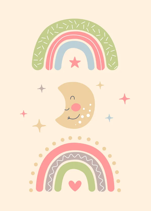 Pastel_Rainbow_Nursery_Wall_Art_Print_Set