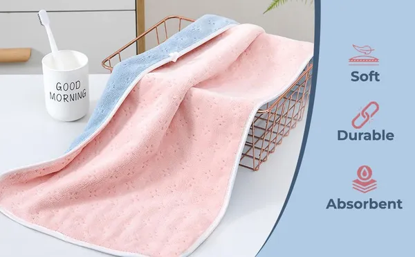 Yellow_And_Grey_Microfiber_Two-Tone_Solid_Bath_Towel