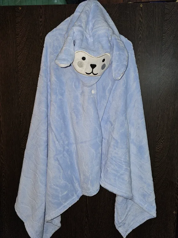 Blue_Plush_Hooded_Baby_Blanket_for_Babies