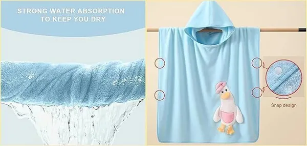 Blue_Terry_Hooded_Poncho_Towel_for_Kids