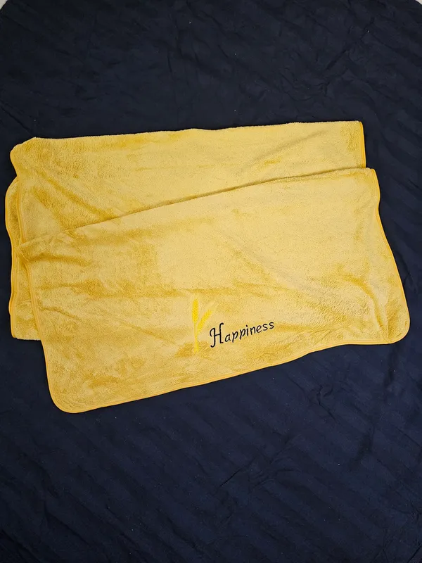 Kids_Bath_Towels_-_Happiness_Embroidery_-_300_GSM_-_Microfiber