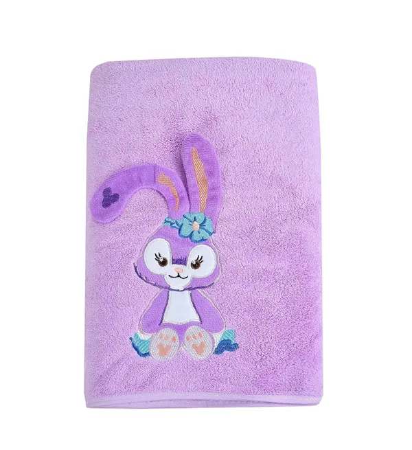 Bunny_Embroidered_Supersoft_Bath_Towel_-_400GSM_Pink