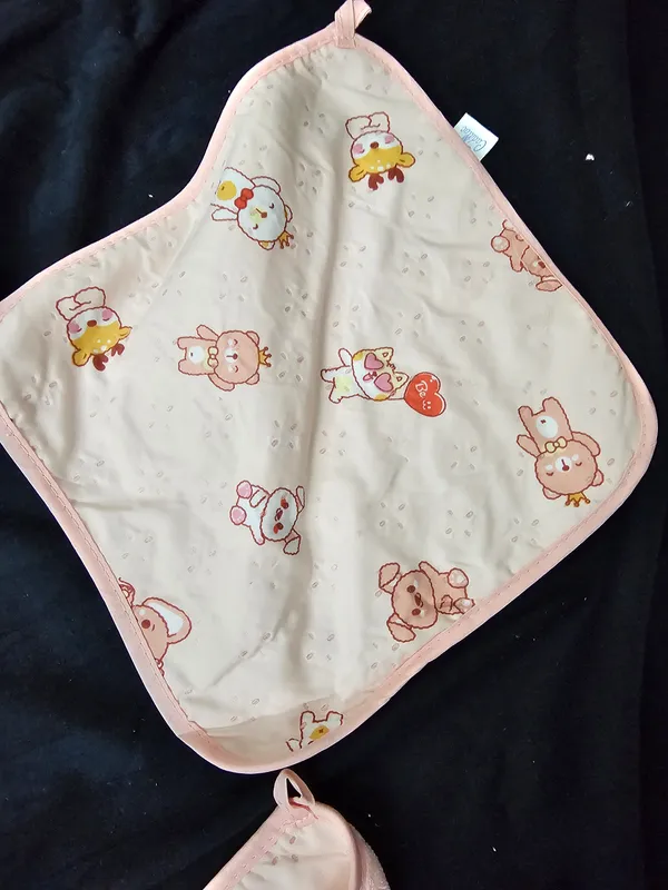 Baby_Pink_Printed_Baby_Bedding_Set_(Dual_Towel_dry_sheet,_Dry_sheet_wrape,_2_Face_towels)