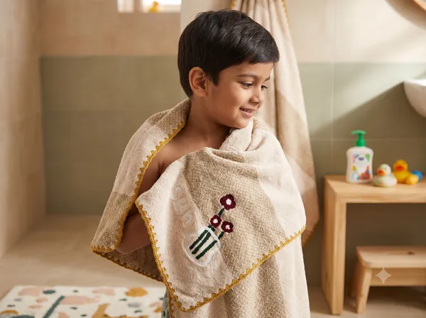 Dual_Colour_Bath_Towel_for_Newborn_&_Kids