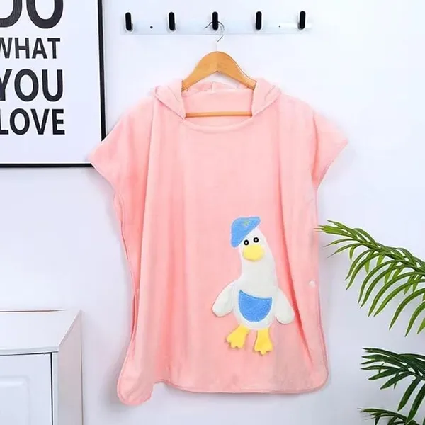 DuckieHug_Kids_Hooded_Bath_Poncho_Towel