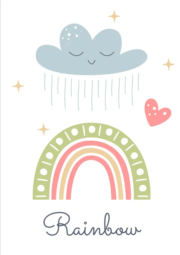 Pastel_Nursery_Rainbow_And_Little_Hero_Wall_Art_Prints