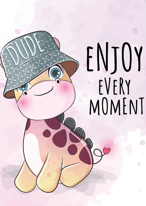 10-Cute_Dino_-_Colourful_Kids_Room_Arts-Unframed