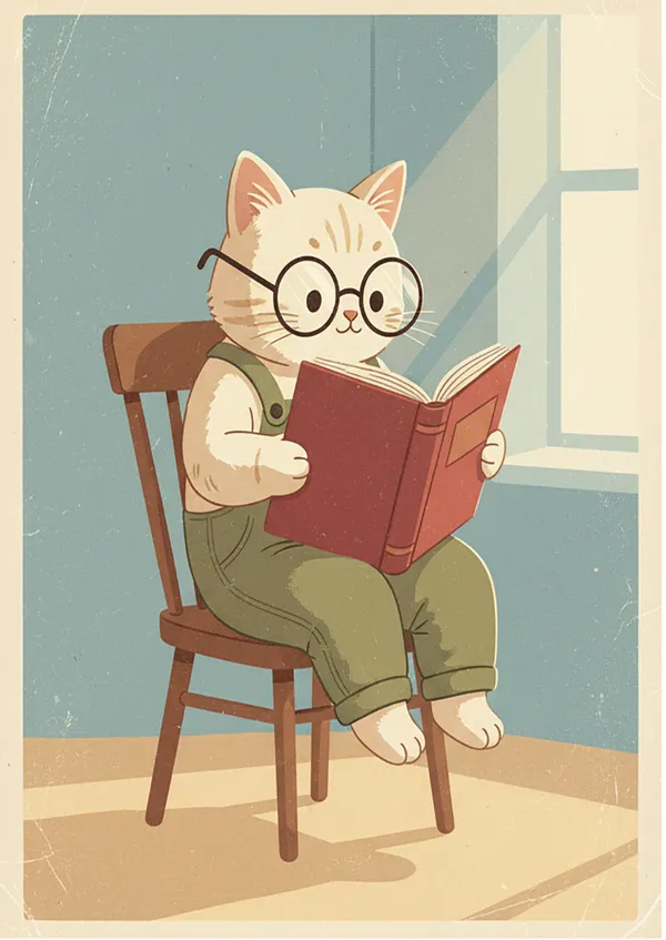 8-_Combo_of_Retro_Animals_Theme_Posters