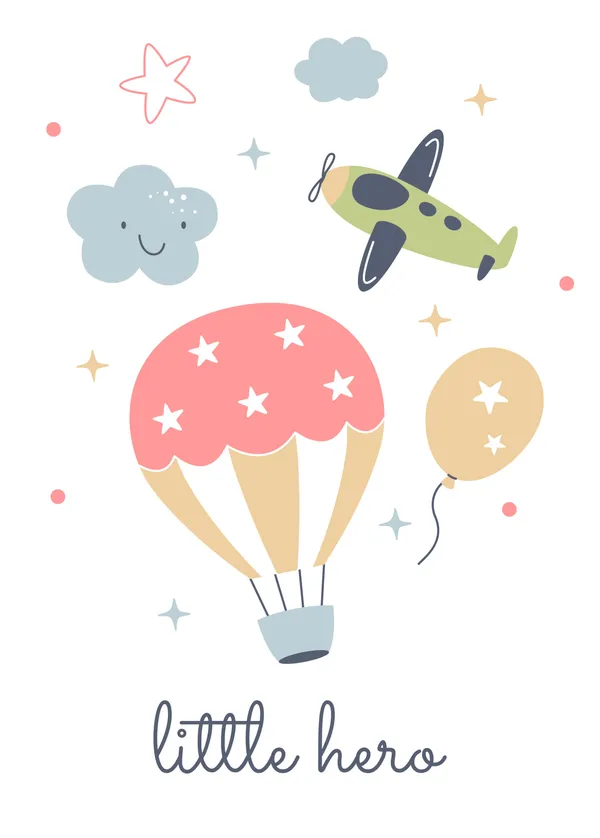 Pastel_Nursery_Rainbow_And_Little_Hero_Wall_Art_Prints