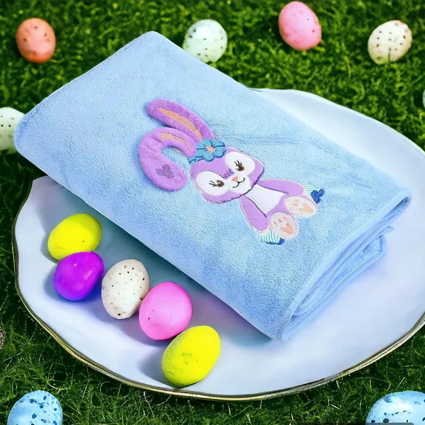 Bunny_Embroidered_Supersoft_Bath_Towel_-_400GSM_Blue