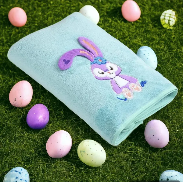 Bunny_Embroidered_Supersoft_Bath_Towel_-_400GSM_Green