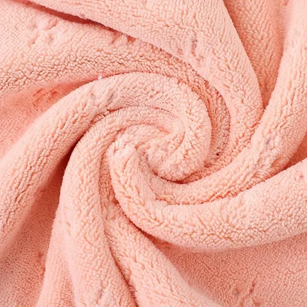 Orange_And_Peach_Microfiber_Two-Tone_Solid_Bath_Towel