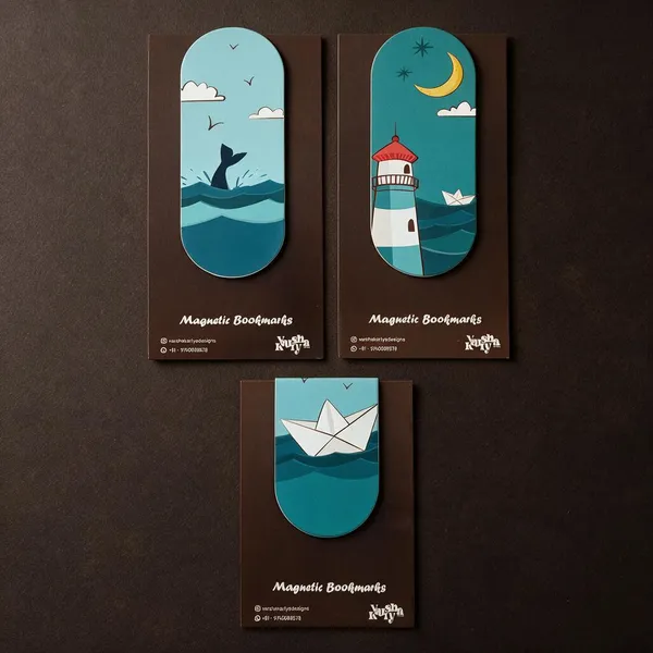 Sea_Theme_Magnetic_Bookmark_For_Gifting