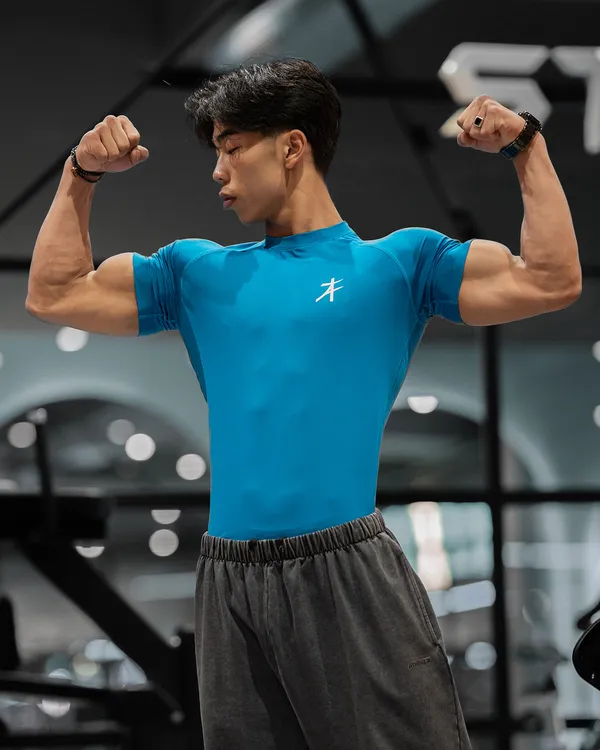Blue_Slim_Fit_Sports_T-Shirt_for_Men