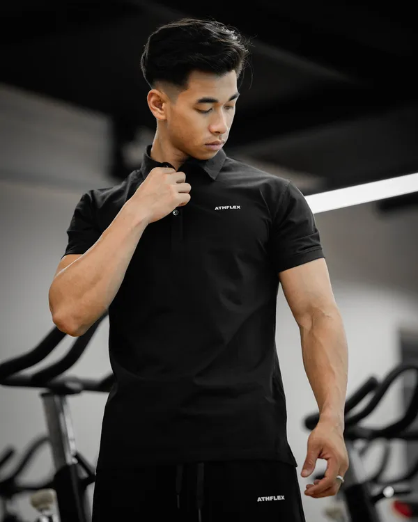 Black_Nylon_Spandex_Compression_T-Shirt_for_Men