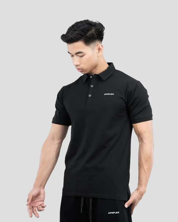 Black_Nylon_Spandex_Compression_T-Shirt_for_Men