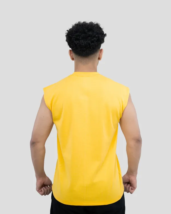 Yellow_Sleeveless_Sports_T-Shirt_for_Men