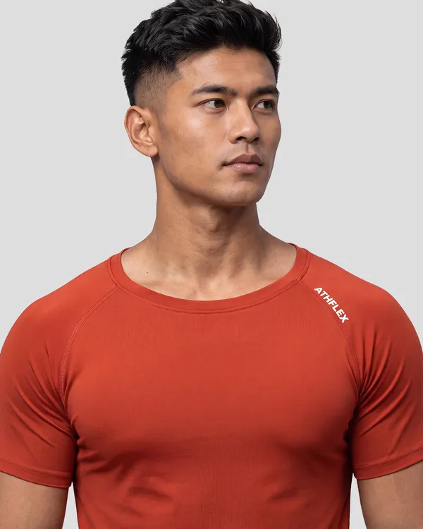 Red_Athletic_Fit_Sports_T-Shirt_for_Men