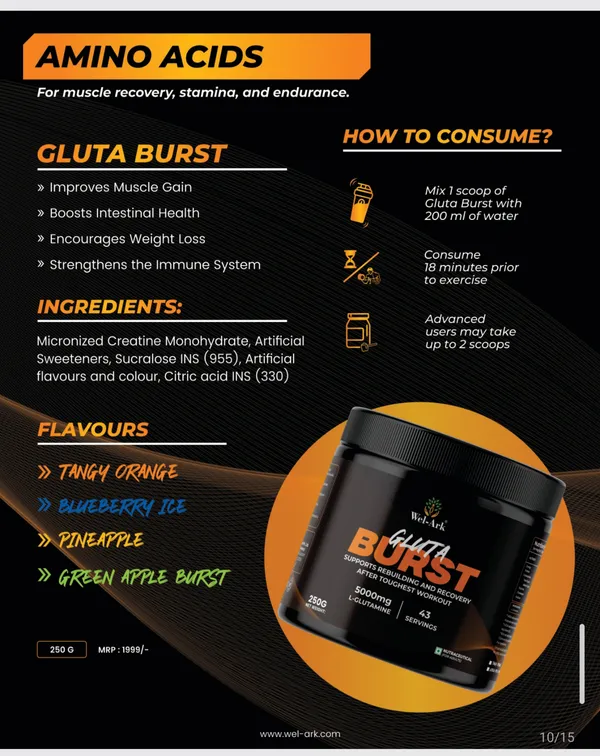 Vel-Ark_Gluta_Burst_Glutamine_Powder