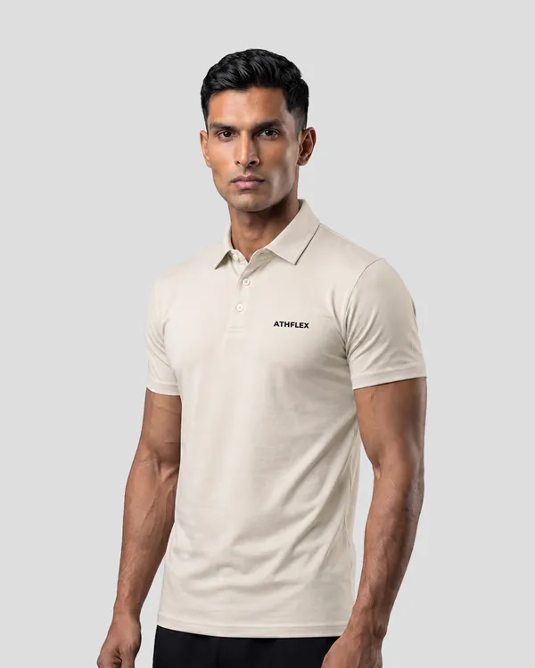 Cream_Regular_Fit_Polo_T-Shirt_for_Men