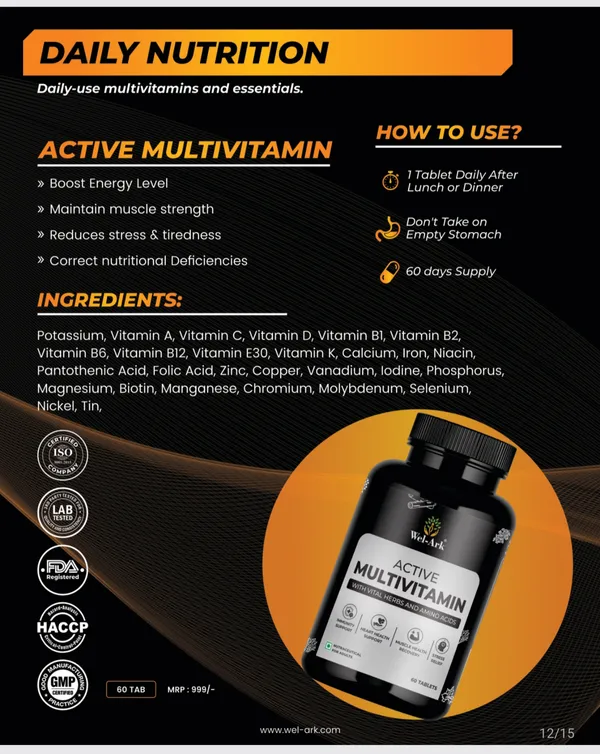 Wel-Ark_Active_Multivitamin_Tablets
