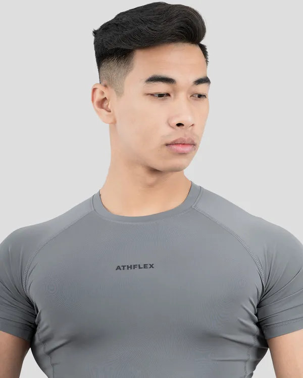 Grey_Compression_Fit_Sports_T-Shirt_for_Men