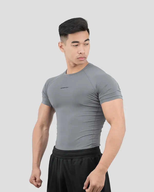 Grey_Compression_Fit_Sports_T-Shirt_for_Men
