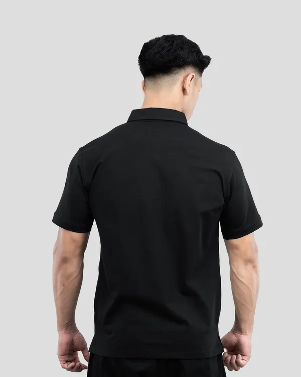 Black_Nylon_Spandex_Compression_T-Shirt_for_Men