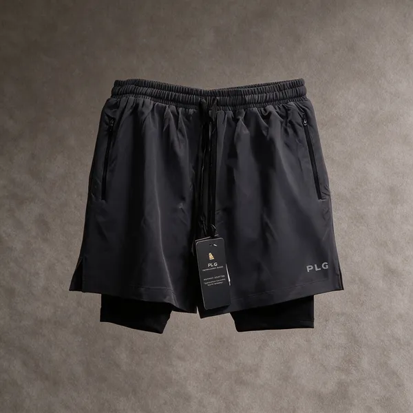 Black_Layered_Sports_Shorts_For_Men