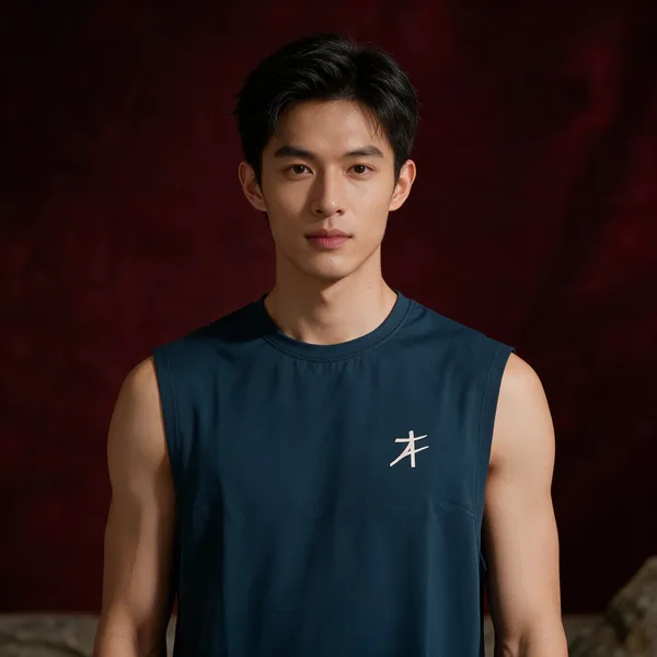 Blue_Sleeveless_Athletic_Sports_T_Shirt_For_Men