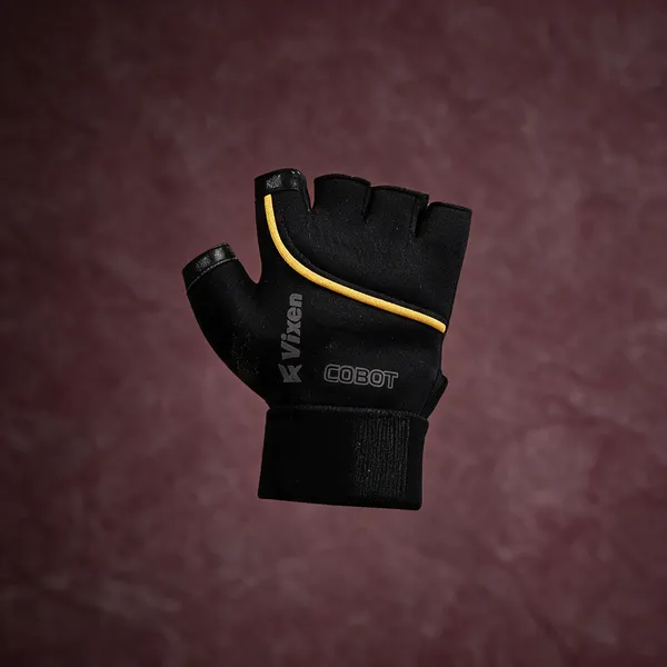 Black_Neoprene_Fingerless_Fitness_Gloves_For_Men_&_Women