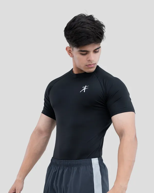Black_Polyester_Spandex_Compression_T-Shirt_for_Men