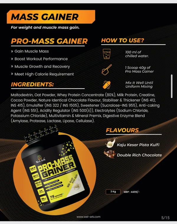 Wel-Ark_Pro-Mass_Gainer_Weight_Gain_Supplement