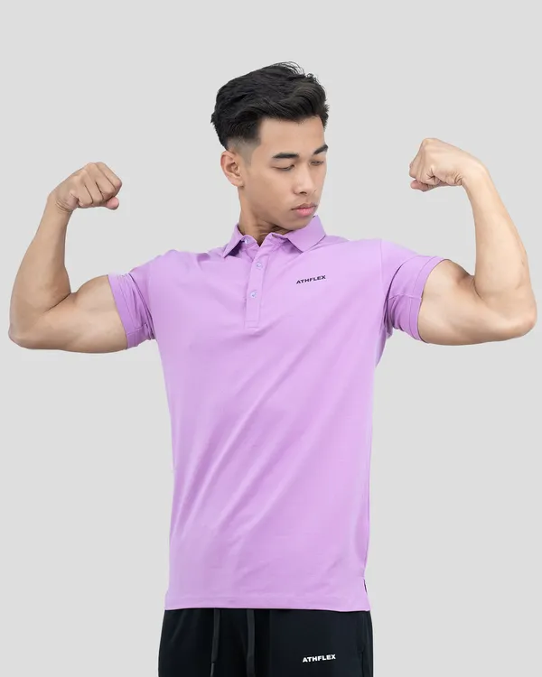 Lavender_Polo_T-Shirt_for_Men