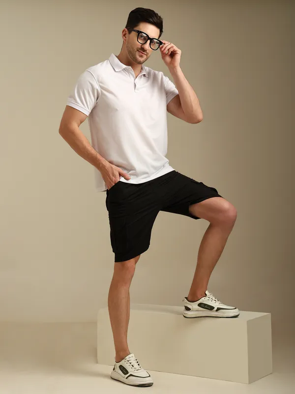 White_Polo_Co-Ord_Set_For_Men