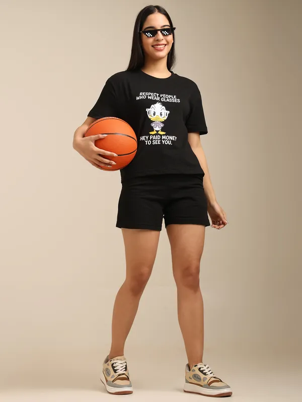 Black_Regular_Fit_Casual_Shorts_for_Women