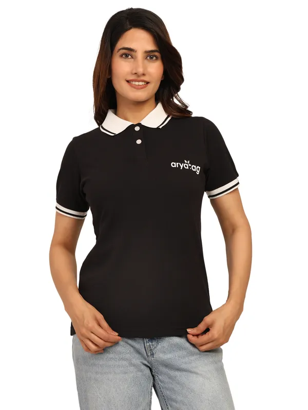 Black_Polo_T-Shirt_for_Women