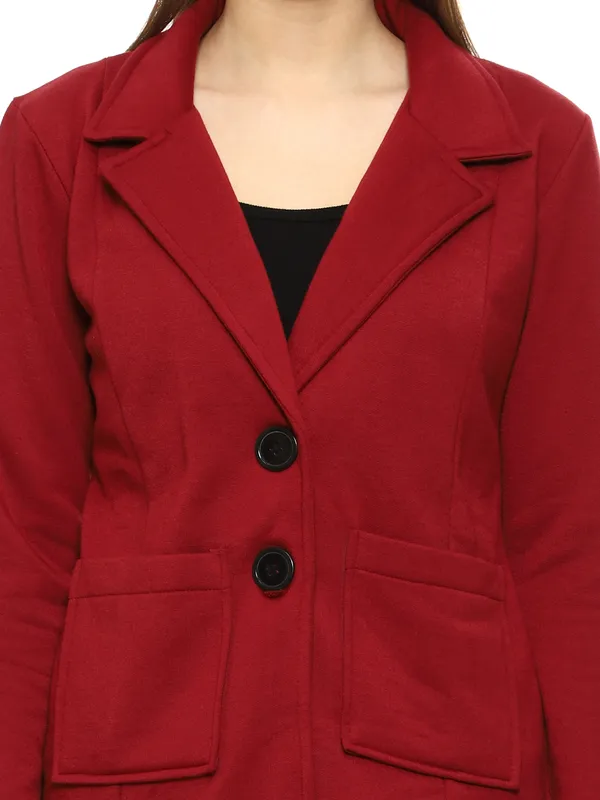 Maroon_Tailored_Blazer_for_Women