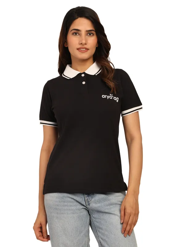 Black_Polo_T-Shirt_for_Women