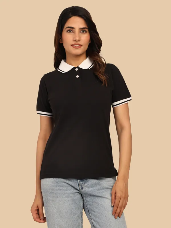 Black_Polo_T-Shirt_for_Women