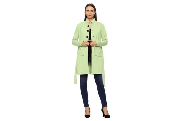 Mint_Green_Longline_Tie_Waist_Coat_for_Women