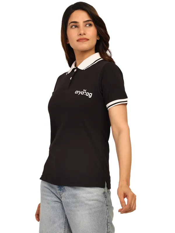 Black_Polo_T-Shirt_for_Women