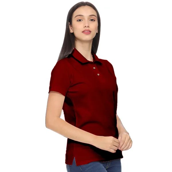 Maroon_Polo_T-Shirt_for_Women