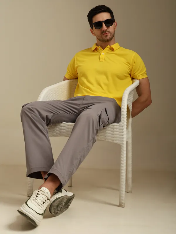 Yellow_Regular_Fit_Polo_T-Shirt_for_Men