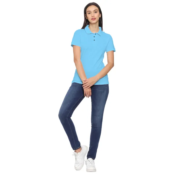 Blue_Polo_T-Shirt_for_Women