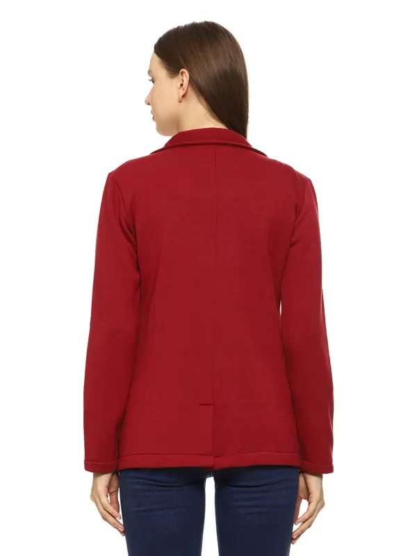 Maroon_Tailored_Blazer_for_Women