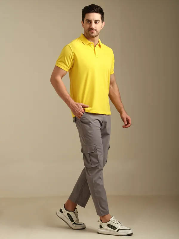 Yellow_Casual_Polo_Co-Ord_Set_for_Men